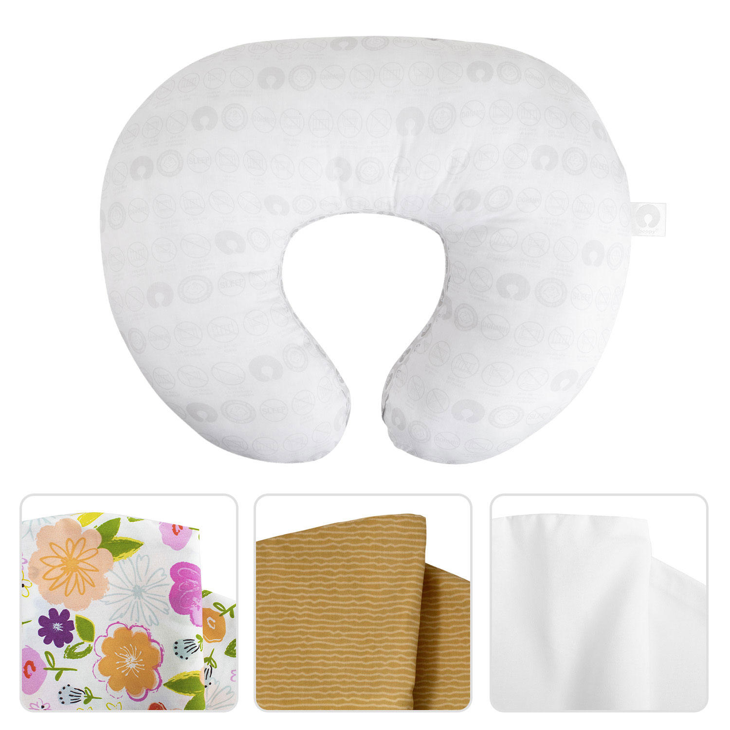 Boppy Perfect Breastfeeding Support Bundle + Accessories, Spring Flowers