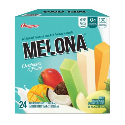 J and J Snack Foods Watermelon Frozen Dessert Case