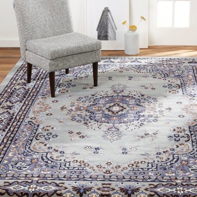 Home Dynamix Area Rug, Assorted Designs & Sizes:- 5'x7', Grey/Blue