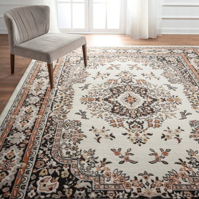 Home Dynamix Area Rug, Assorted Designs & Sizes:- 8'x10', Ivory