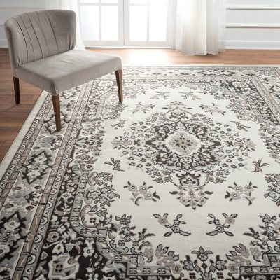 Home Dynamix Area Rug, Assorted Designs & Sizes:- 8'x10', Ivory/Taupe