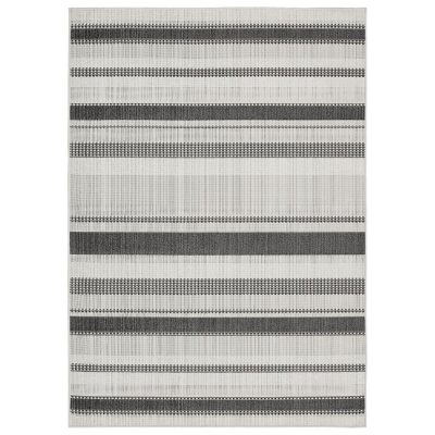 Tripoli Mateo Area Rug Charcoal/Cream 5'3'x7'3':- 5'3'x7'3', Charcoal/Cream