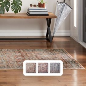 Everwash Callaghan Eve Washable Area Rug (Assorted Colors & Sizes)