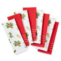 Martha Stewart Kitchen Towels 8 Pack (Assorted Designs).