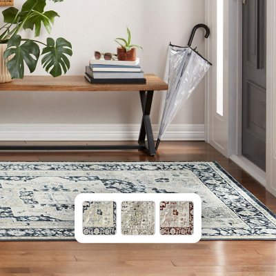 Everwash Treasure Rubia Washable Area Rug, Assorted Colors & Sizes ...