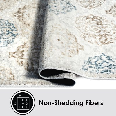 Home Dynamix Area Rug, Assorted Designs & Sizes:- 6'x9', Navy/Blue