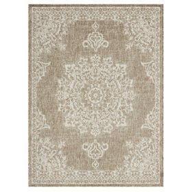 The Sofia Rugs Dark Gray Square Indoor Door Mat in the Mats