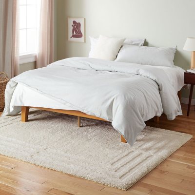 Town &amp; Country Everyday Cloud Shag Area Rug:- 9'2'x12'5', Beige