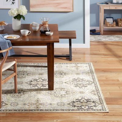 Town &amp; Country Everyday Avani Everwash Area Rug:- 7'10'x10'2', Beige