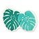 Monstera Leaves, variant on Town & Country Play Shaped Bath Mat