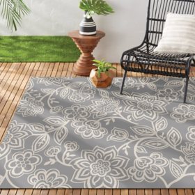 Nicole Miller Sharon Reversible 8' x 10' Indoor Outdoor Area Rug, Assorted Designs