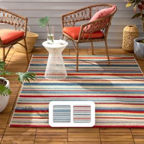 Town & Country Everyday Rio Multicolor Stripe Outdoor Rug