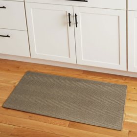 Town & Country Basics Pax Herringbone Textured Machine Washable Area Rug, Assorted Sizes and Colors