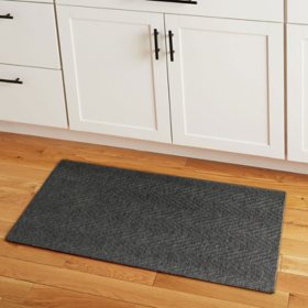 Town & Country Basics Pax Herringbone Textured Machine Washable Area Rug, Assorted Sizes and Colors