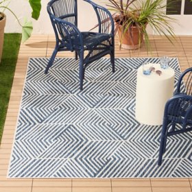 Nicole Miller Ombre Geo Indoor/Outdoor Area Rug