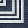 Navy-Cream/Turquoise-Cream, variant on Nicole Miller Sharon Reversible Indoor/Outdoor Area Rug, 5' x 7'