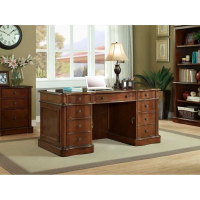 Westfield Executive Desk in Chestnut