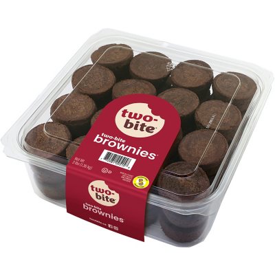 Two-Bite Brownies, Mini Brownie Bites (3 lbs., 48 ct.) - Sam's Club