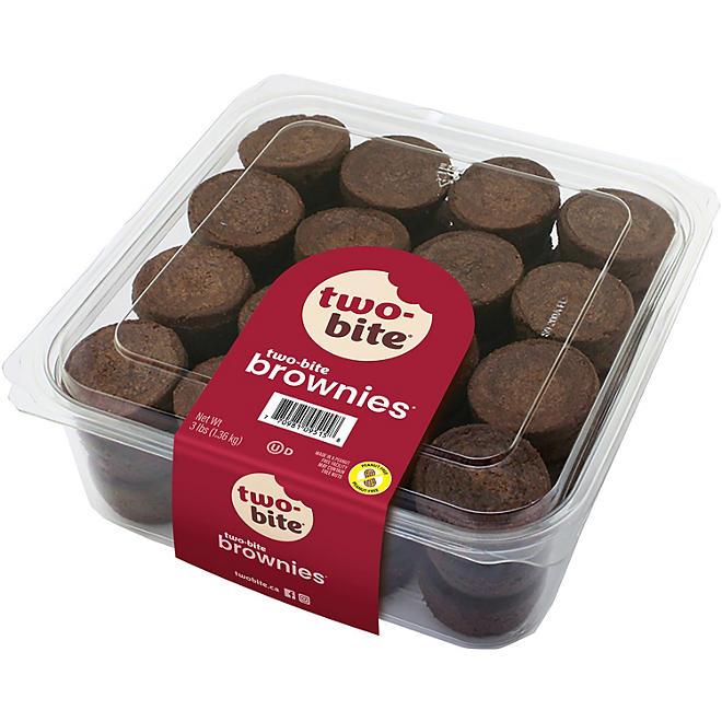Two-Bite Brownies, Mini Brownie Bites 3 lbs., 48 ct.