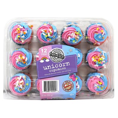 Two Bite Original Unicorn Mini Cupcakes (12 ct.) - Sam's Club