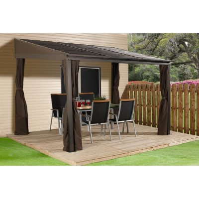 Sojag Portland Wall Mounted Gazebo, Choice of Size - Sam's ...