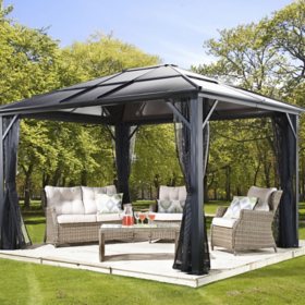 Sojag Meridiens Hardtop Gazebo, Choose Size