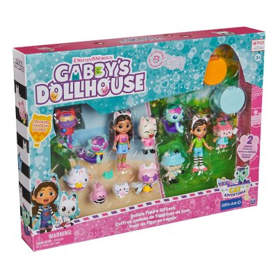 Gabby et la maison magique - playset deluxe la salle de musique de dj miaou, figurines