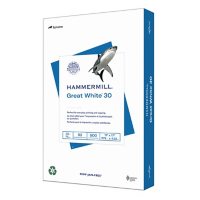 Hammermill - Great White 30% Recycled Copy Paper, 20lb, 92 Bright, 11 X 17" - Ream