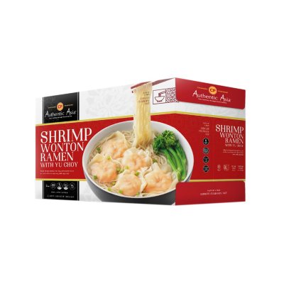 Cp Authentic Asia Shrimp Wonton Ramen With Yu Choy 10 9 Oz 6 Pk Sam S Club