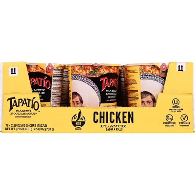 Tapatio Chicken Ramen Noodle Cups ( oz., 12 pk.) - Sam's Club