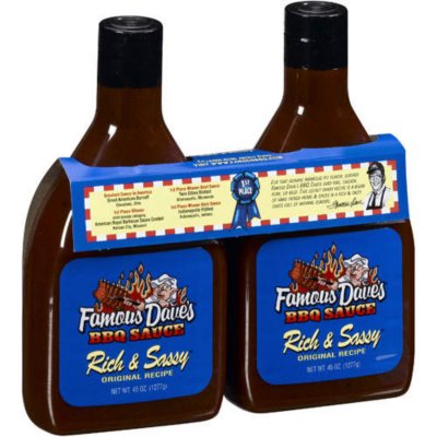 Famous Dave's® Rich & Sassy BBQ Sauce - 2/45oz - Sam's Club