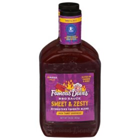 Famous Dave's Sweet and Zesty BBQ Sauce 20 oz., 2 pk.