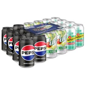 Pepsi Zero Variety Pack, 12 fl. oz., 24 pk.