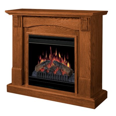 Dimplex Compact Electric Fireplace - Oak - Sam's Club