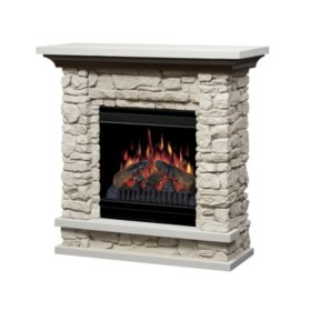 Dimplex Lincoln Compact Electric Fireplace Stone Sam S Club