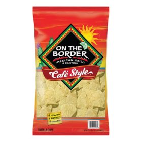 On The Border Cafe Tortilla Chips, 23.5 oz.