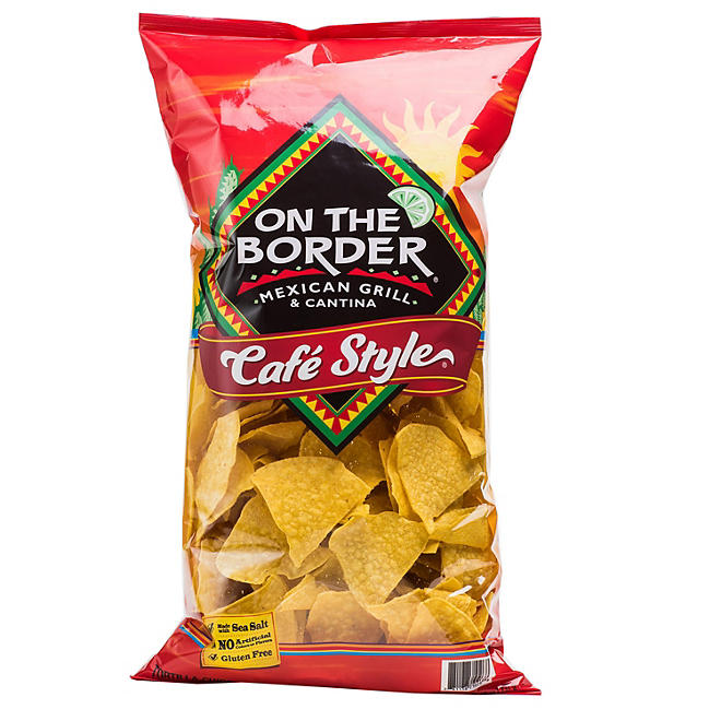 On The Border Cafe Style Tortilla Chips 26 oz.