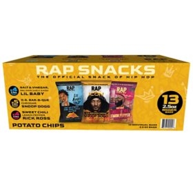 Rap Snacks Gold Variety Pack Chips, 2.5 oz., 13 pk.