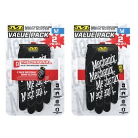 Mechanix Wear Original Glove 2 pk - Various Sizes (Black)