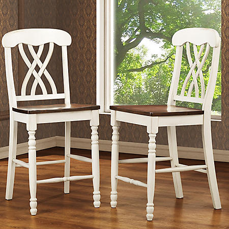 Fletcher Counter Height Dining Chairs 2 Pk Choose A Color Sam S Club
