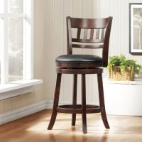 Marion 24" Window Back Swivel Stool, Assorted Colors