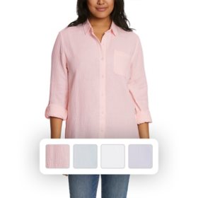 Free Country Ladies Sunblock Long Sleeve Lightweight Shirt - Sam's Club