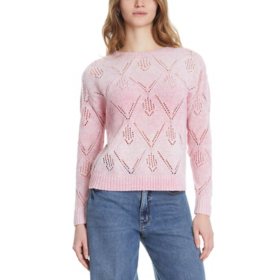 Nine West Women's Pointelle Boatneck Sweater