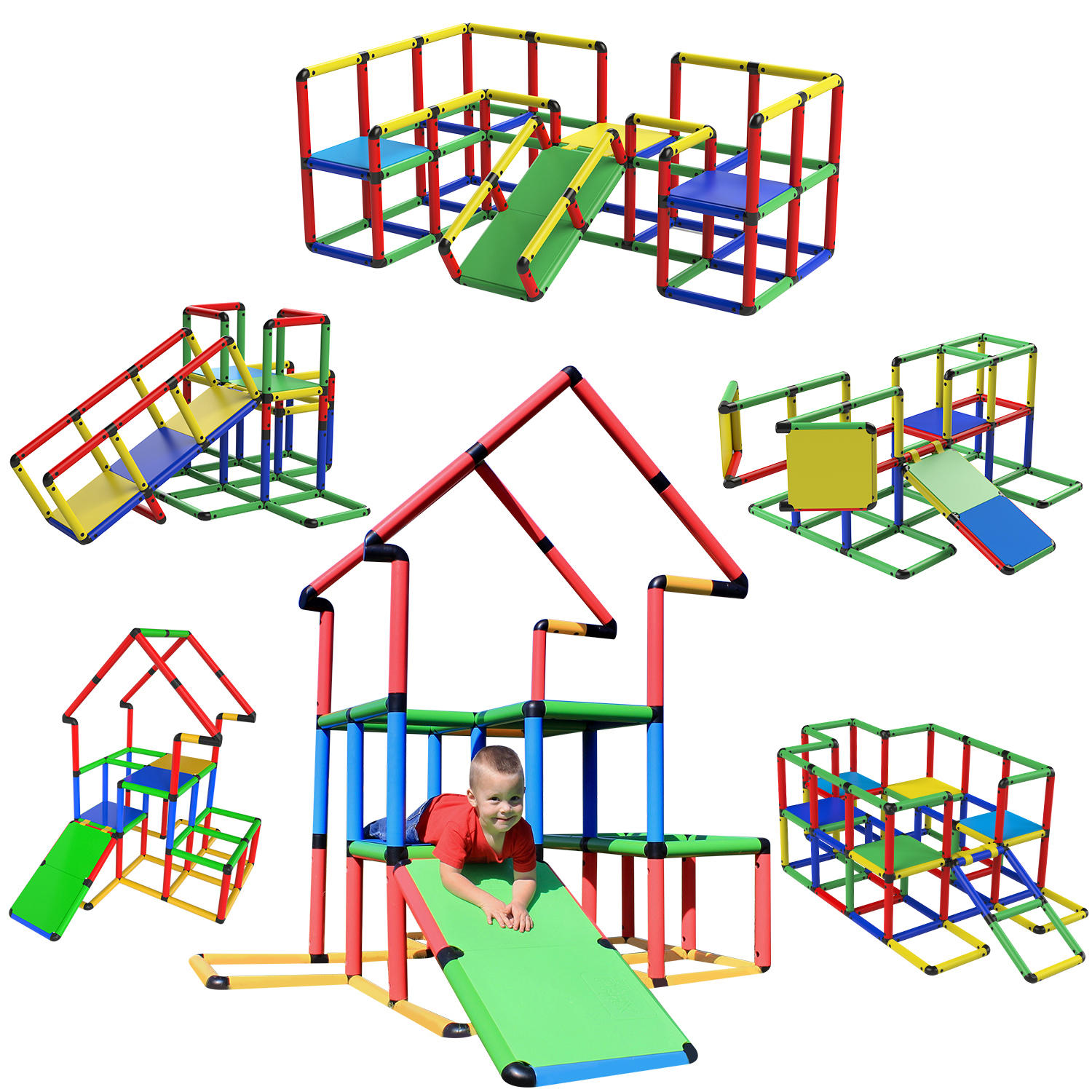 Funphix Create and Play Life Size Structures, Jumbo Set