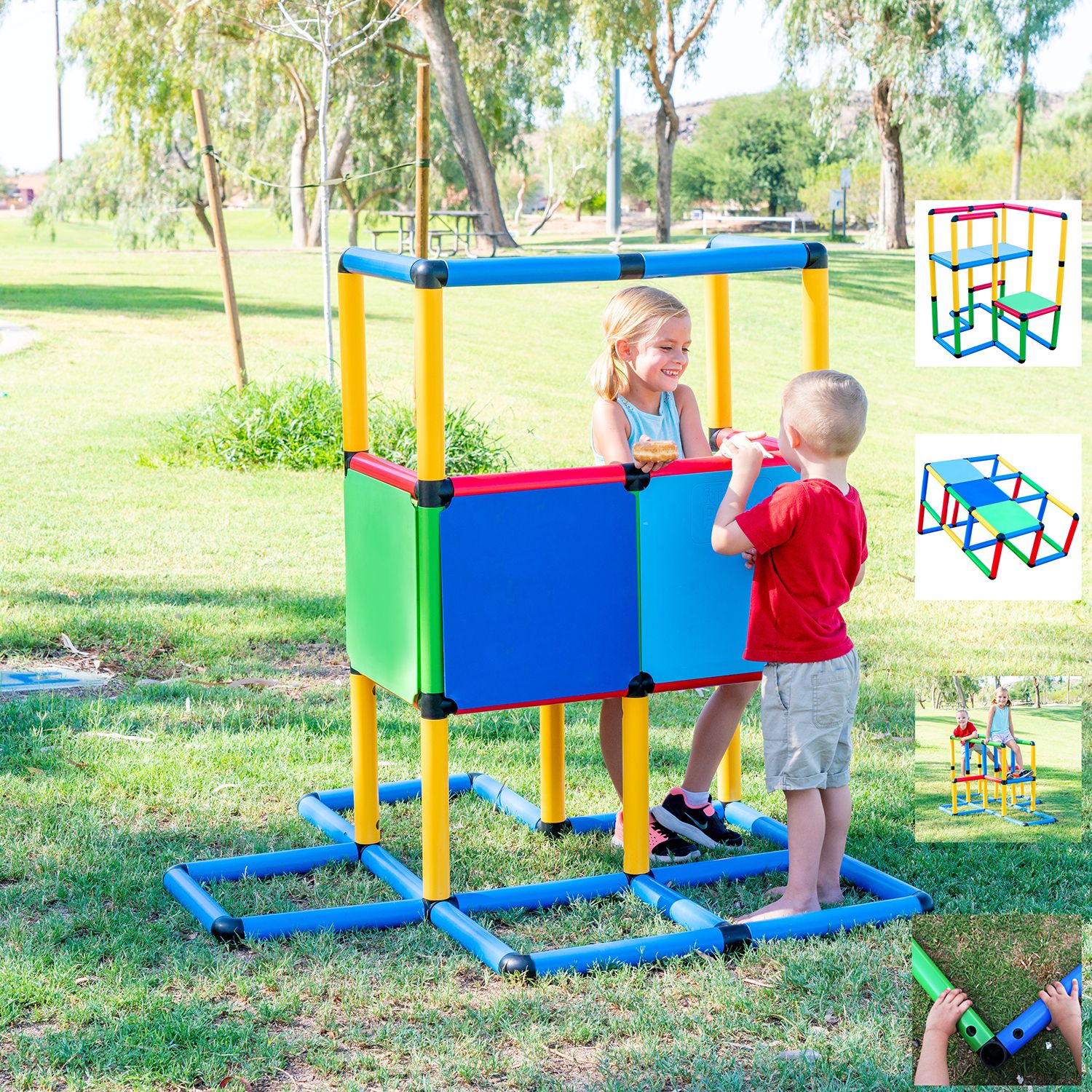 FunphixToy Life-Size Create 199 Piece Build and Play Structures Set
