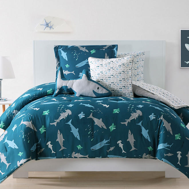 Laura Hart Sharks and Minnows Kids' Bedding Set (Assorted Sizes)