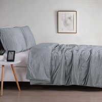 Christian Siriano New York Crinkle Velvet Comforter Set (Assorted Colors and Sizes)
