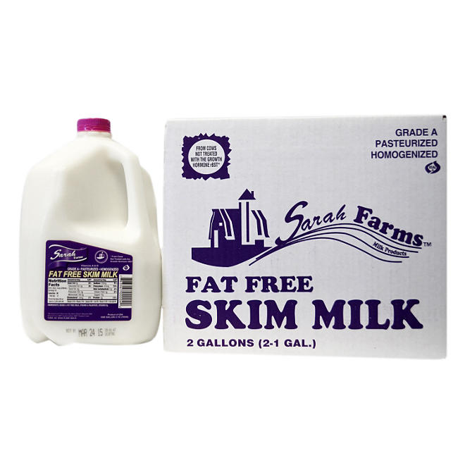 Sarah Farms Fat Free Skim Milk (1 gal., 2 ct.)