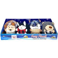 Think Dog Fuzzy Flannels Pet Toys (Available in 3 pk. or 4 pk.)