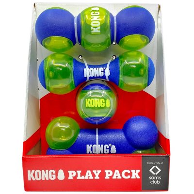 Kong Play Pack Dog Toy, 4-count